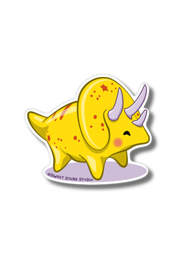 STICKER - TRICERATOPS