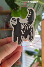Load image into Gallery viewer, STICKER - SKELLY CAT