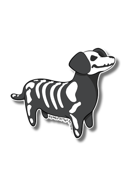 STICKER - SKELLY DOG