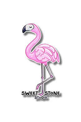 STICKER - FLAMINGO