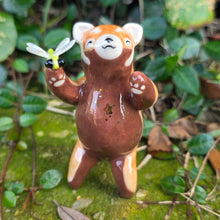 Load image into Gallery viewer, RED PANDA + DRAGONFLY