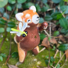 Load image into Gallery viewer, RED PANDA + DRAGONFLY